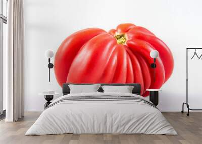 Red tomatoes on isolated on a white background. Wall mural