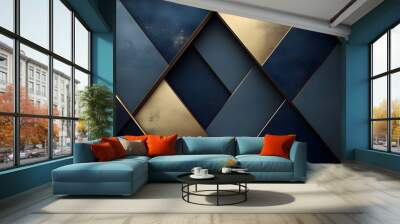 Symmetrical Elegance, geometric backgrounds for a modern touch Wall mural