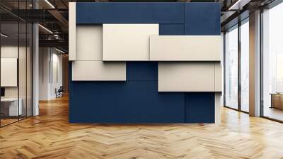 Symmetrical Elegance  geometric backgrounds for a modern touch Wall mural