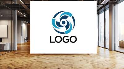 fan logo with modern design concept Wall mural