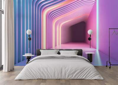  Neon Room Background Wall mural