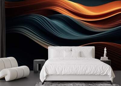 3D Abstract Background Wall mural