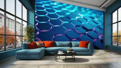 3D Abstract High Tech Background Wall mural