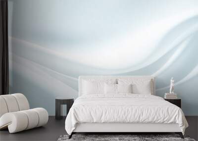 3D Light White Background Wall mural