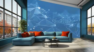 3D Modern Technology Abstract Background Wall mural