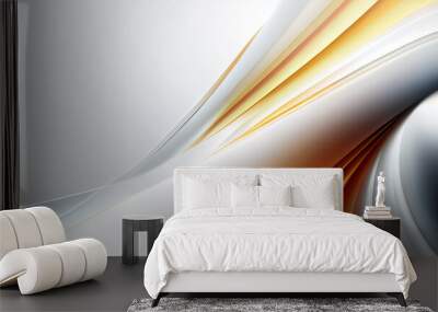 Abstract 3D Light Background Wall mural