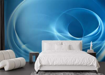 abstract blue background Wall mural