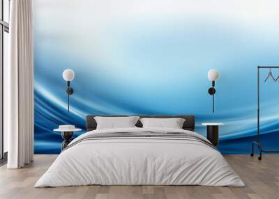 abstract blue background Wall mural