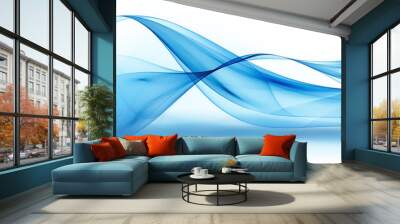 abstract blue background Wall mural