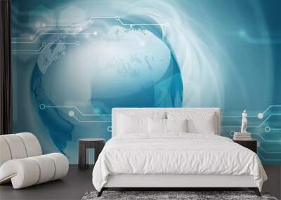 abstract business background Wall mural