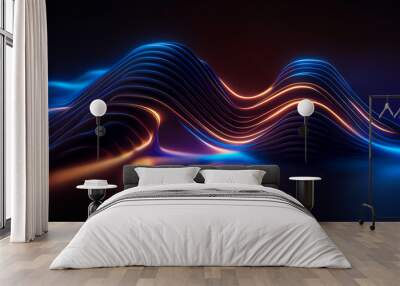 Abstract Business Technology Background Wall mural