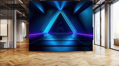 Abstract High Tech Background Wall mural