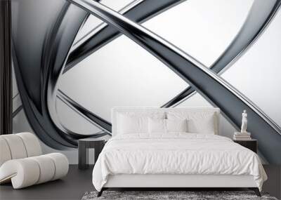 abstract metal construction Wall mural