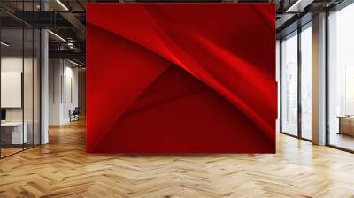 abstract red background Wall mural