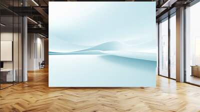 Abstract White Futuristic Background Wall mural