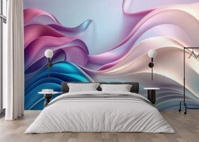 Beautiful Abstract 3D Background Wall mural