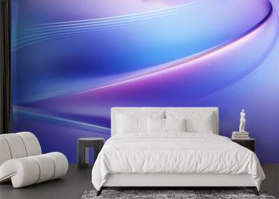 Big Neon Wave Background Wall mural