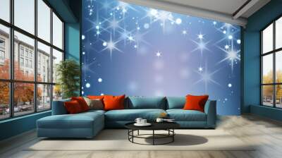 bright festive winter background Wall mural