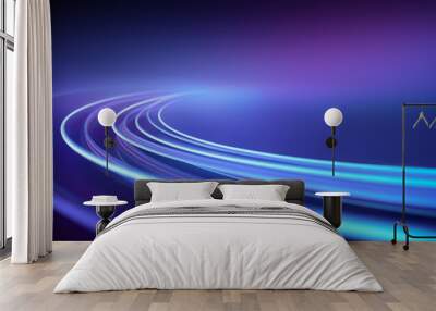 Energy Light Lines Flow Wall mural