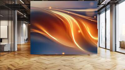 fiery lines Wall mural