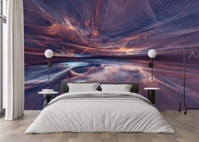 fractal landscape background Wall mural