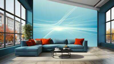 futuristic technology background Wall mural