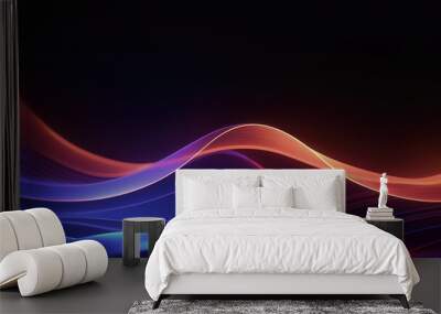 Modern Tech Abstract Background Wall mural