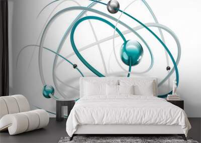 molecule Wall mural