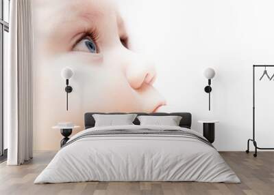 profile of a little baby Wall mural