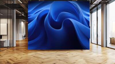 Saturated Abstract Blue Background Wall mural