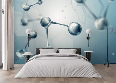 Science background Wall mural