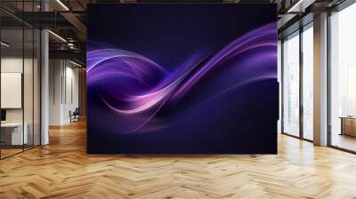 Waves in Purple Colors Wall mural