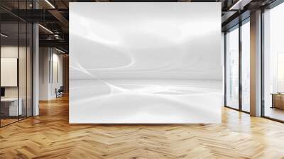 white futuristic background Wall mural