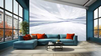 white futuristic background Wall mural