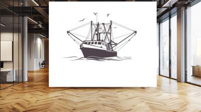 Fishing Boat Wall mural