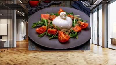 Salad with buratta cheese Wall mural