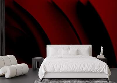 Dynamic Red Flow: Abstract Movement in Vibrant Hues Wall mural