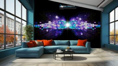 Abstract bright background.Vector. Wall mural