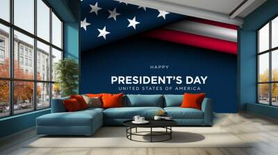 President's Day Background Design. Wall mural