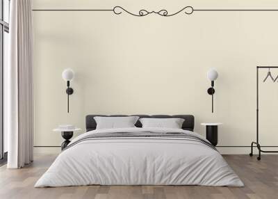 hand drawn outline background and frame Wall mural