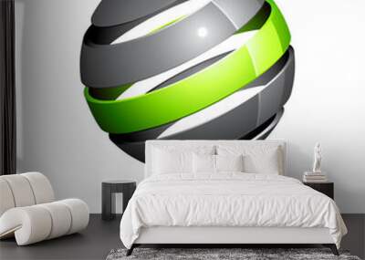 Business logo design 3D Wall mural