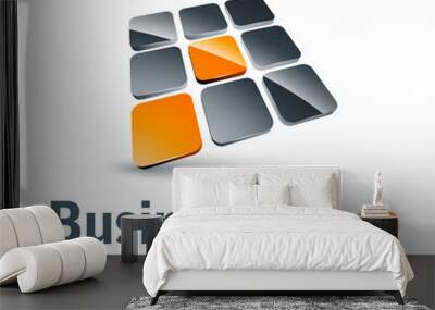 Business logo design Wall mural