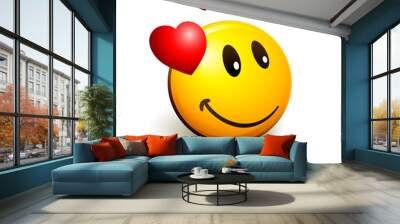 emoticon Wall mural