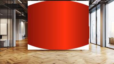 Red price tag ribbon and banner Wall mural