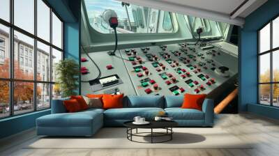 console of the ship Wall mural