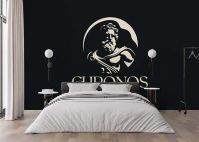 Chronos is the god of time in ancient Greek mythology Wall mural