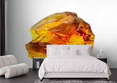 wood resin on white background Wall mural