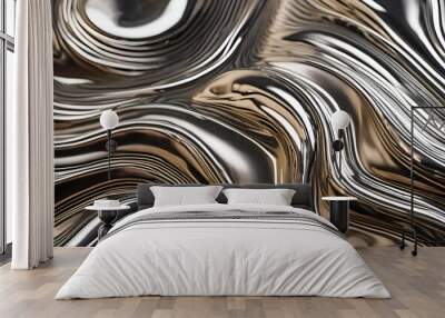 abstract metal background Wall mural