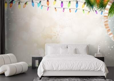 Christmas decoration. EPS 10 Wall mural