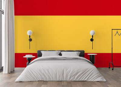 Spain flag illustrator country flags Wall mural